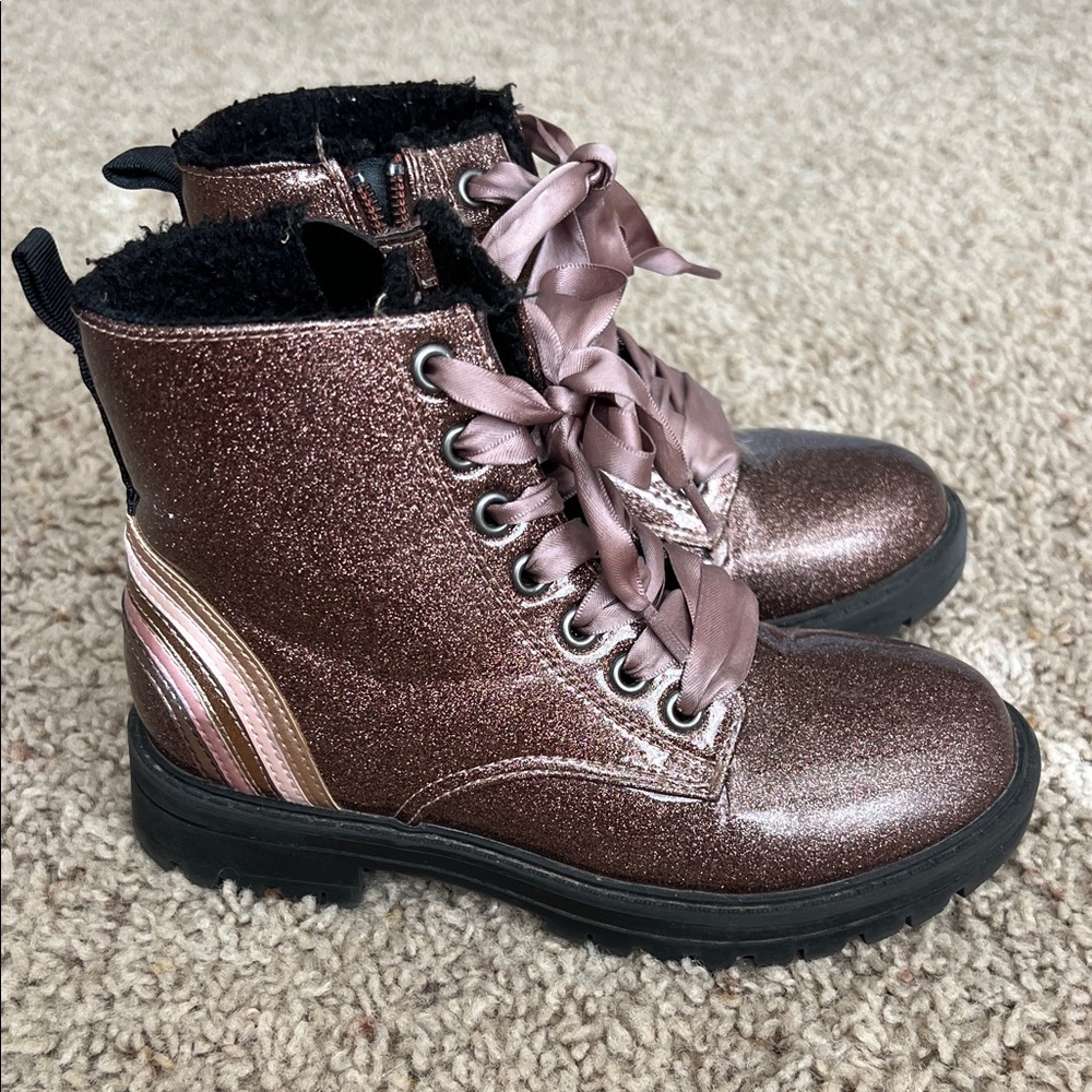 Next Direct Glittery Brown Kids Boots